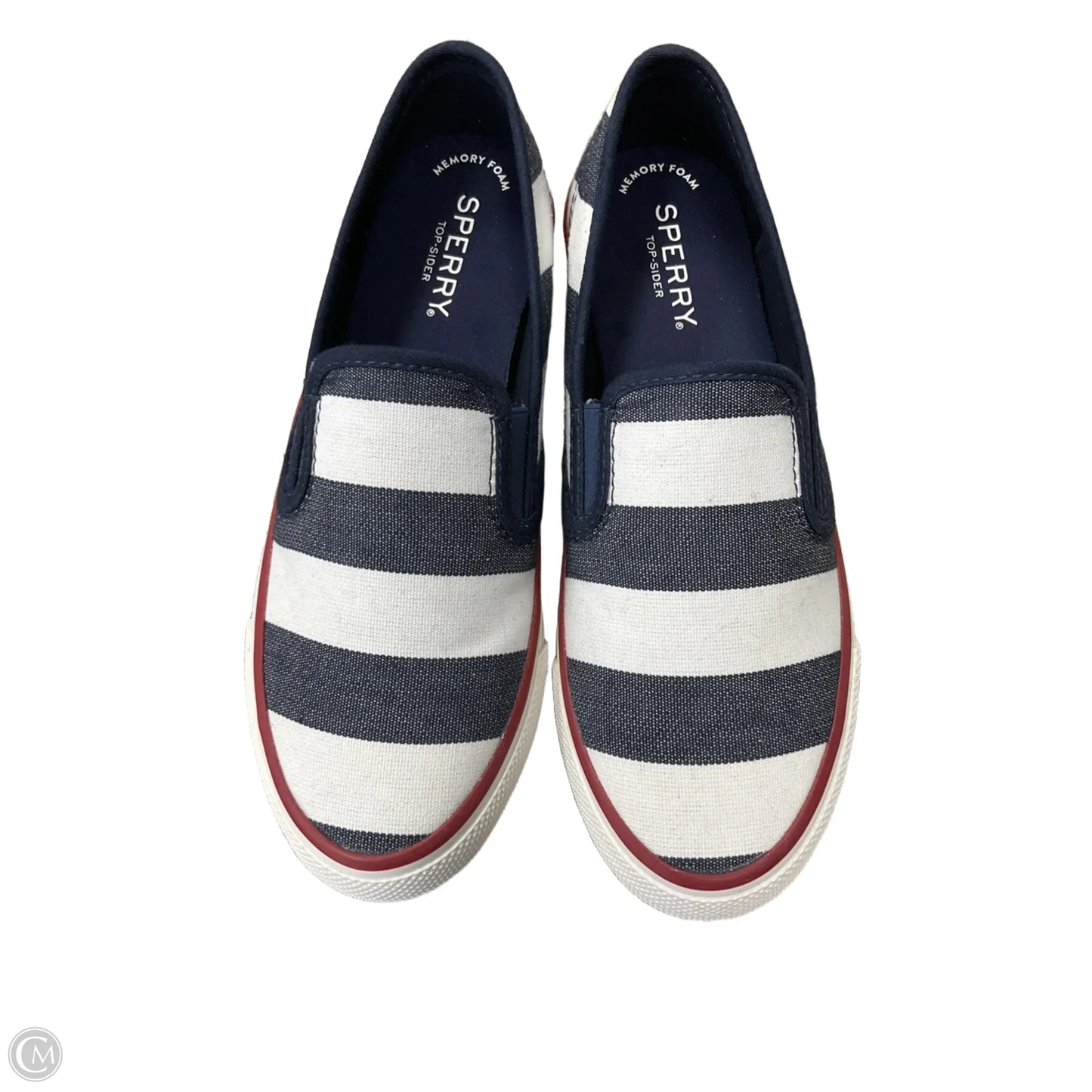 Shoes Flats By Sperry In Striped Pattern, Size: 6