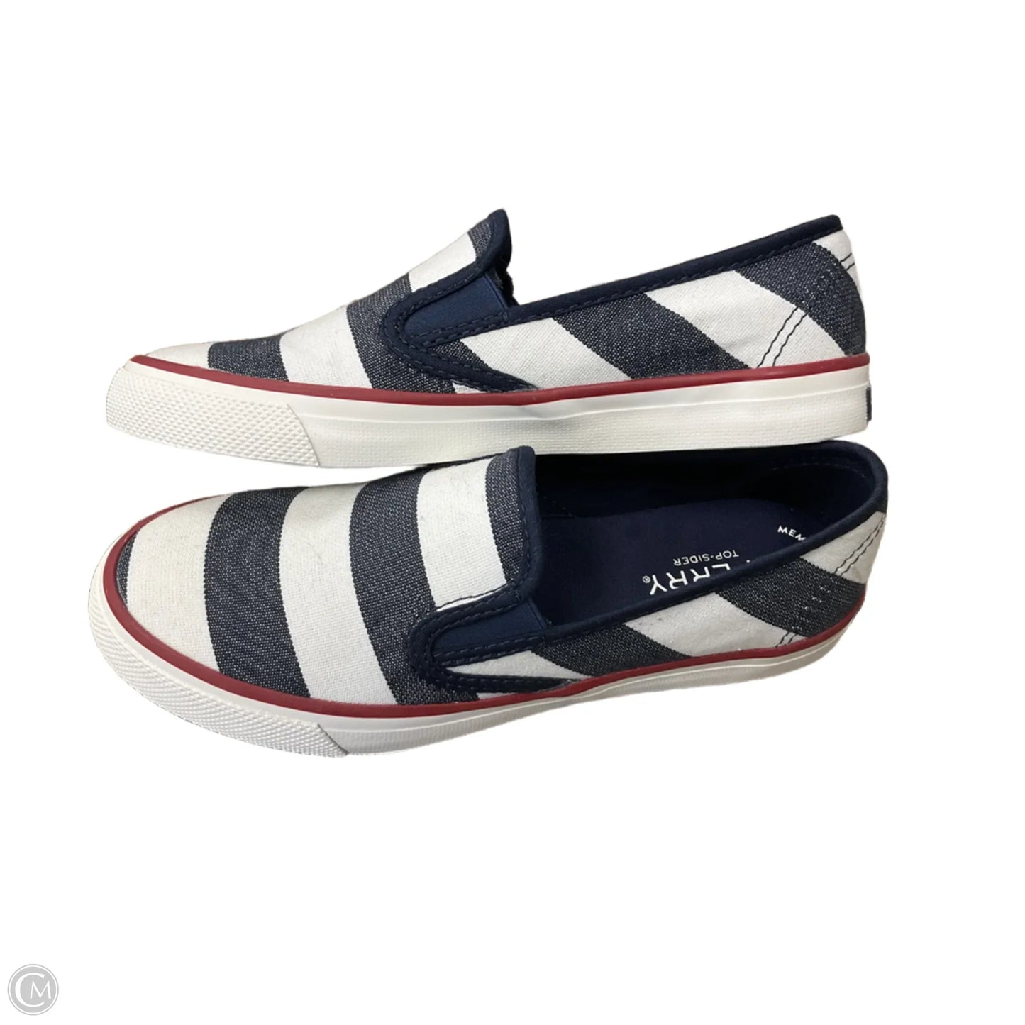 Shoes Flats By Sperry In Striped Pattern, Size: 6