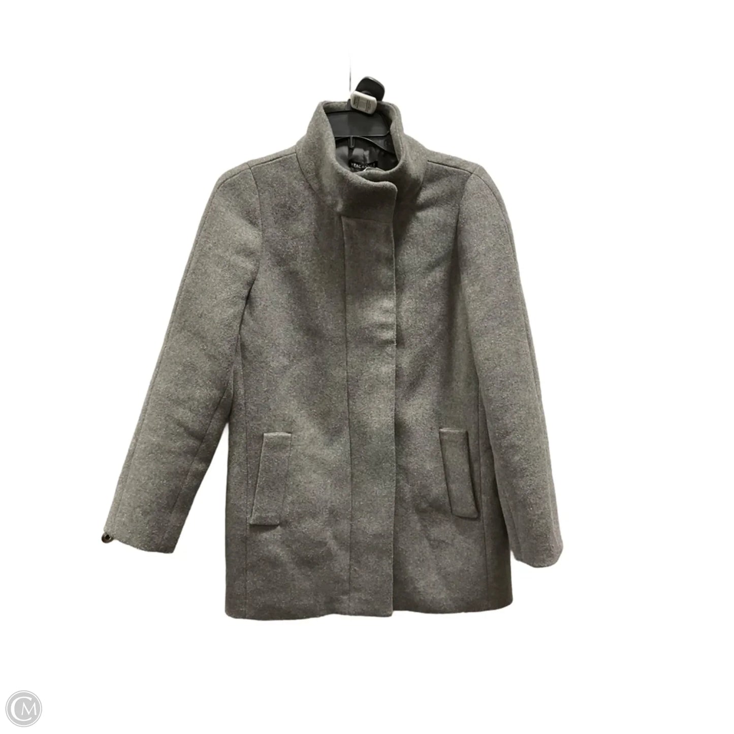 Coat Peacoat By J. Crew In Grey, Size: S