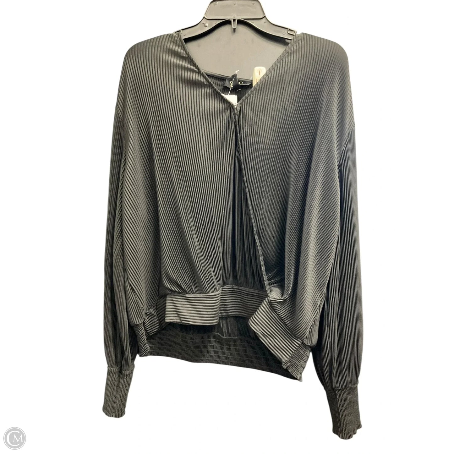 Top Long Sleeve By Jessica Simpson In Black, Size: 1x