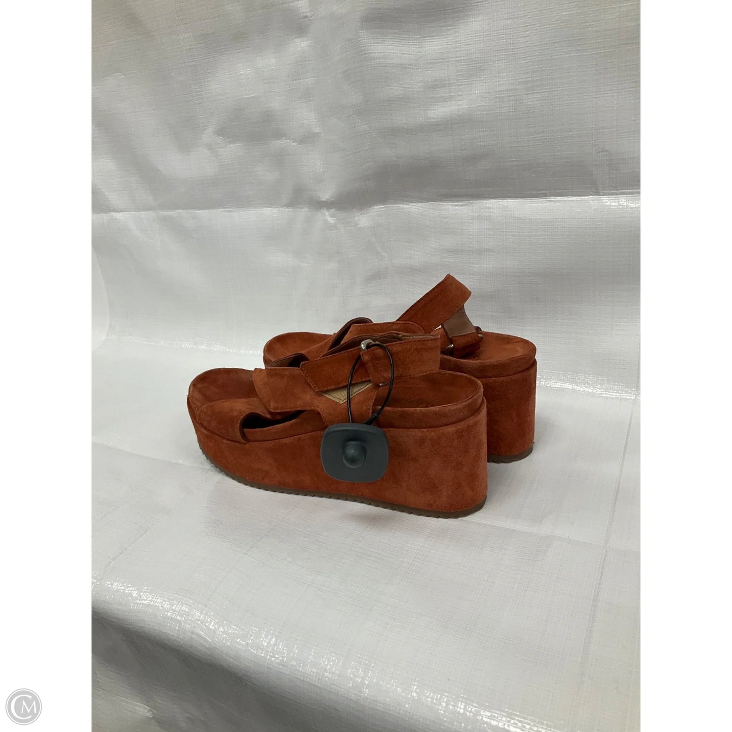 Shoes Heels Platform By Cma In Orange, Size: 9