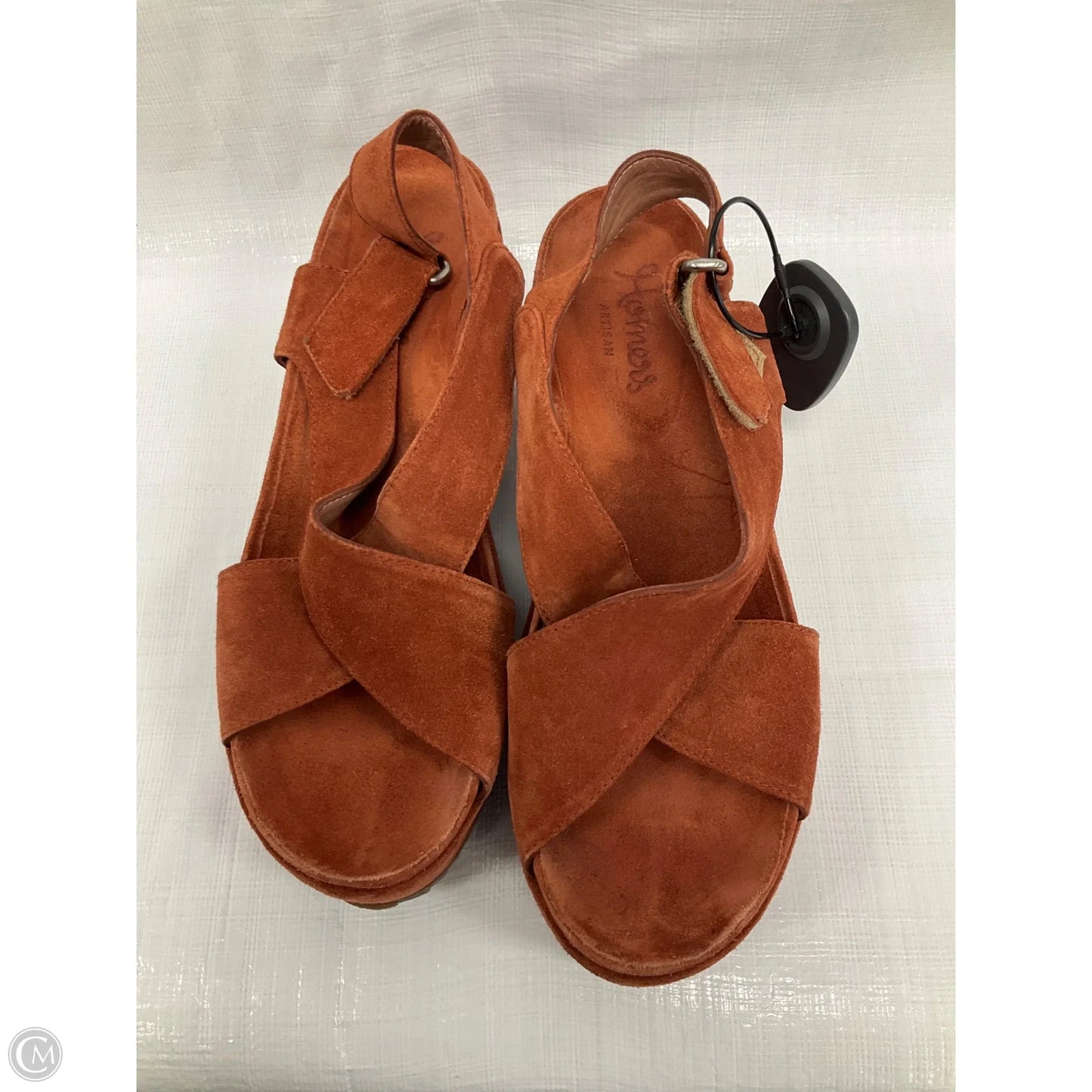 Shoes Heels Platform By Cma In Orange, Size: 9