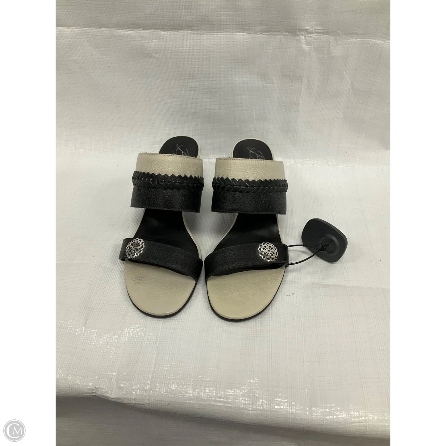 Shoes Heels Wedge By Brighton In Black, Size: 7.5