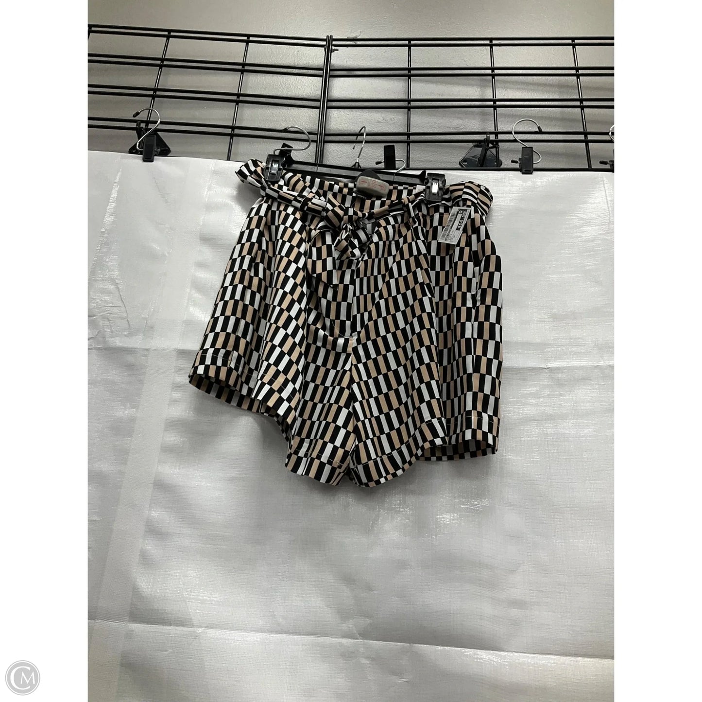 Shorts By Ann Taylor In Black & Tan, Size: 16