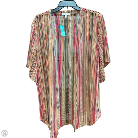 Cardigan By Maurices In Striped Pattern, Size: M