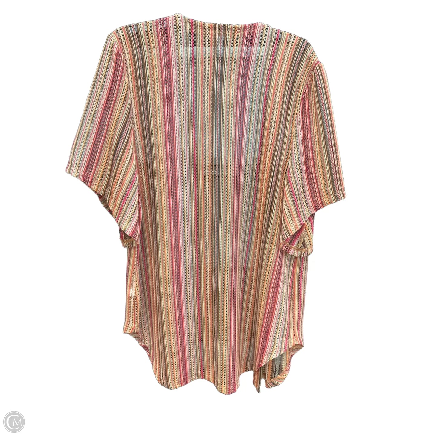 Cardigan By Maurices In Striped Pattern, Size: M