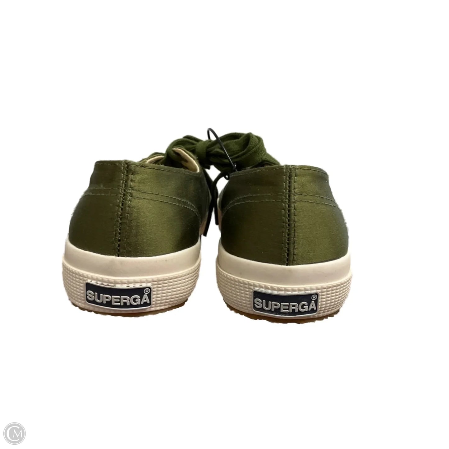 Shoes Sneakers By Superga In Green, Size: 7