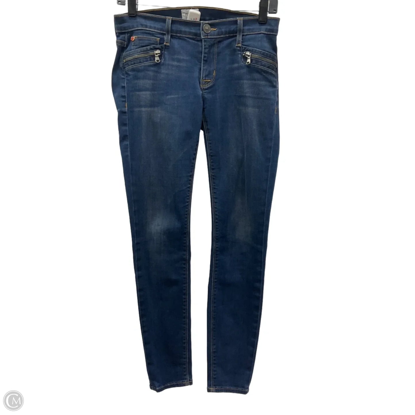 Jeans Skinny By Hudson In Blue Denim, Size: 2
