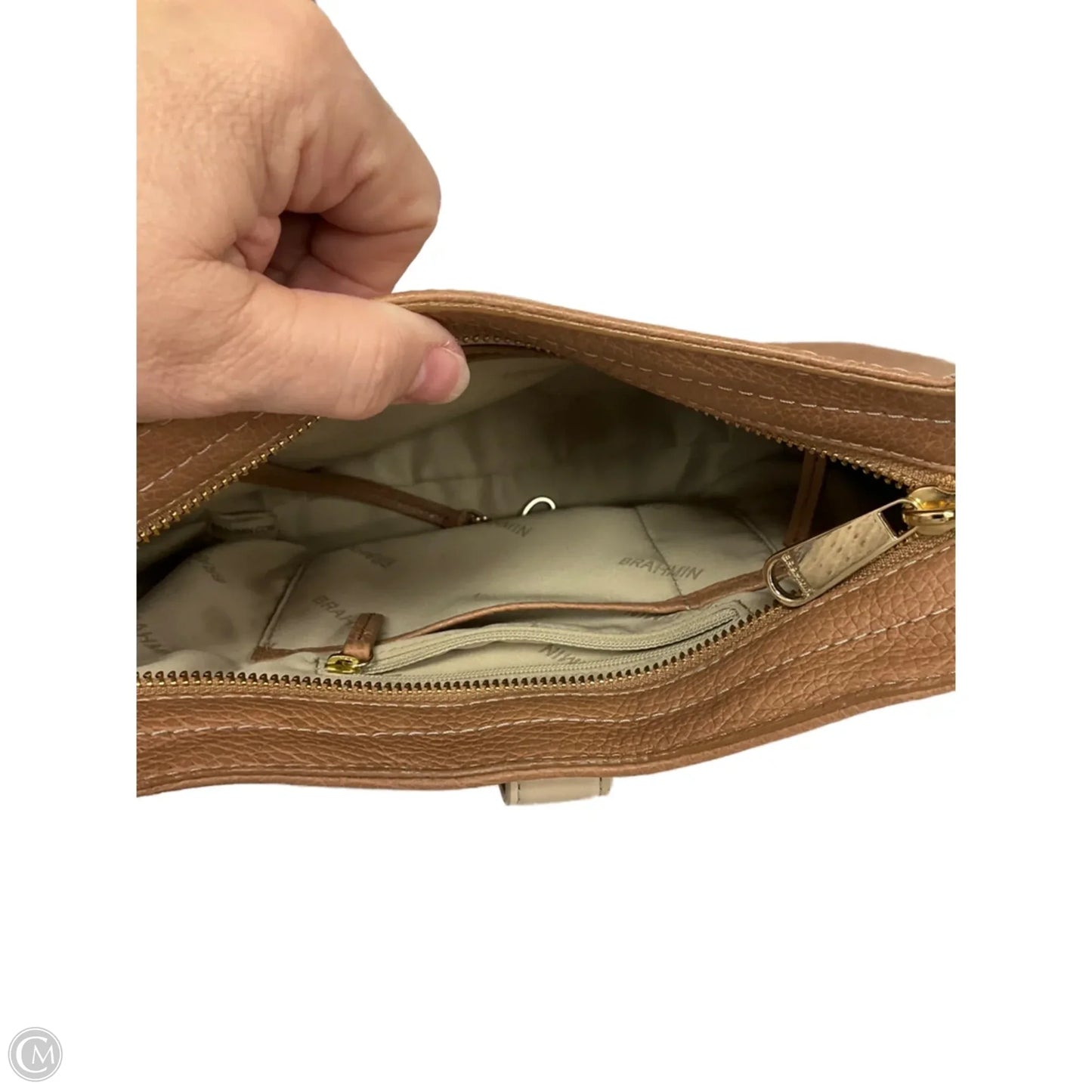 Crossbody Designer By Brahmin, Size: Medium