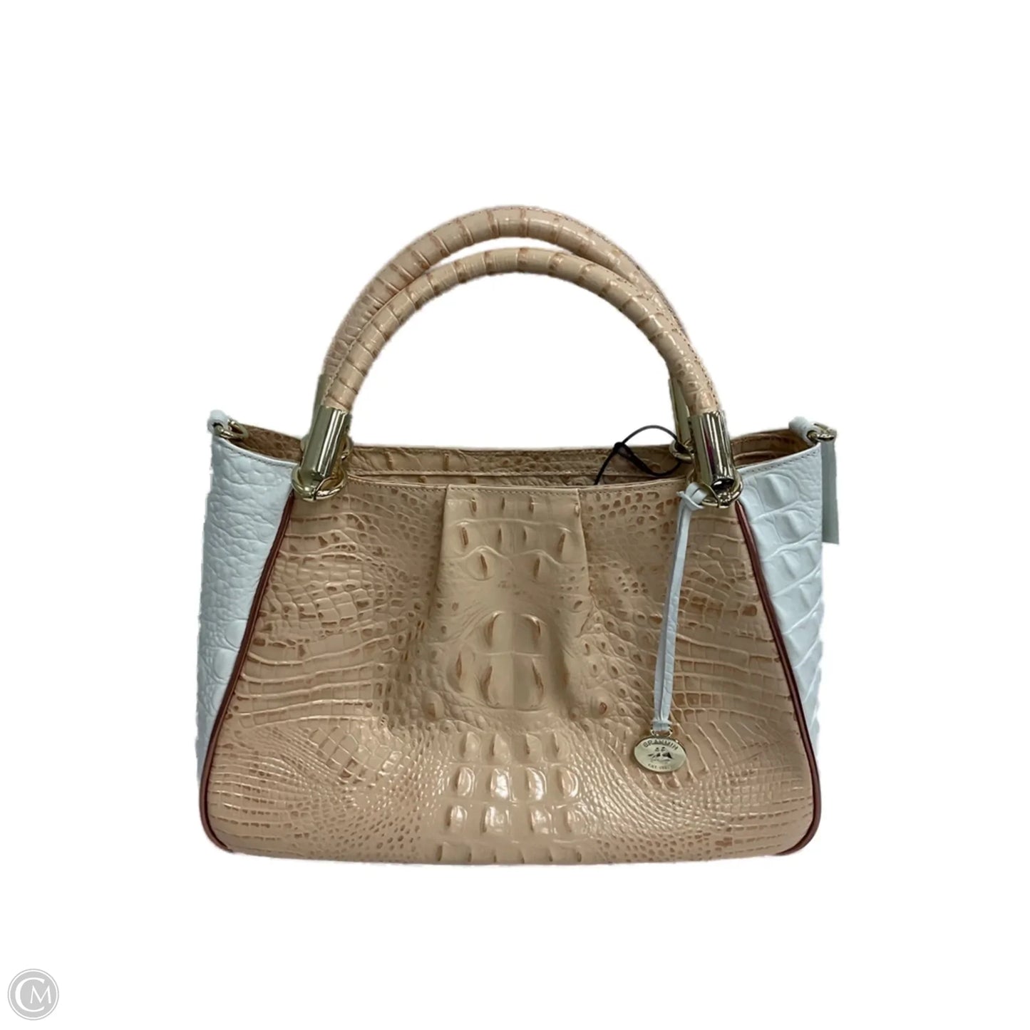 Handbag Designer By Brahmin, Size: Medium
