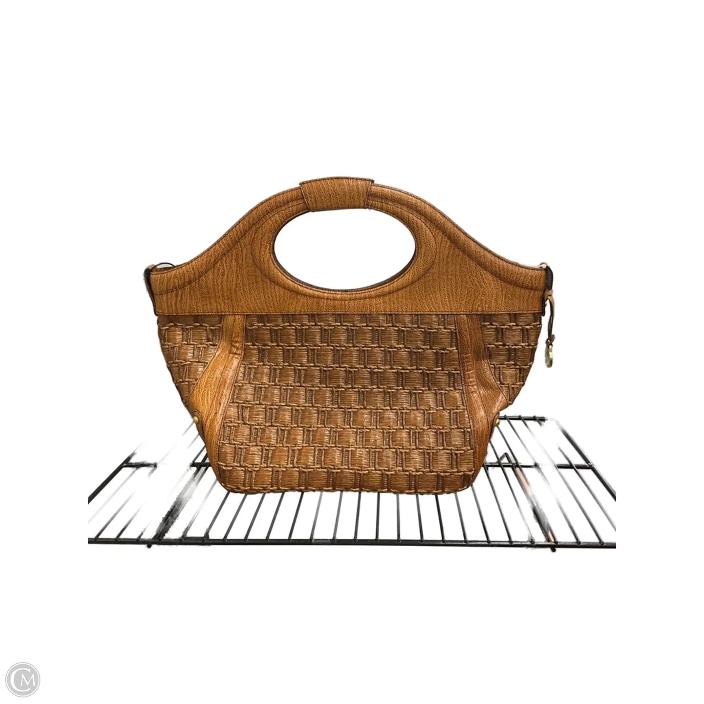 Handbag Designer By Brahmin, Size: Large