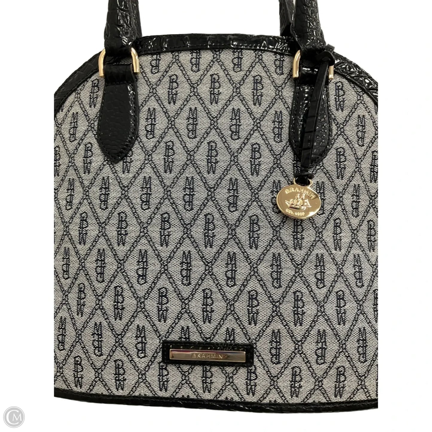 Handbag Designer By Brahmin, Size: Medium