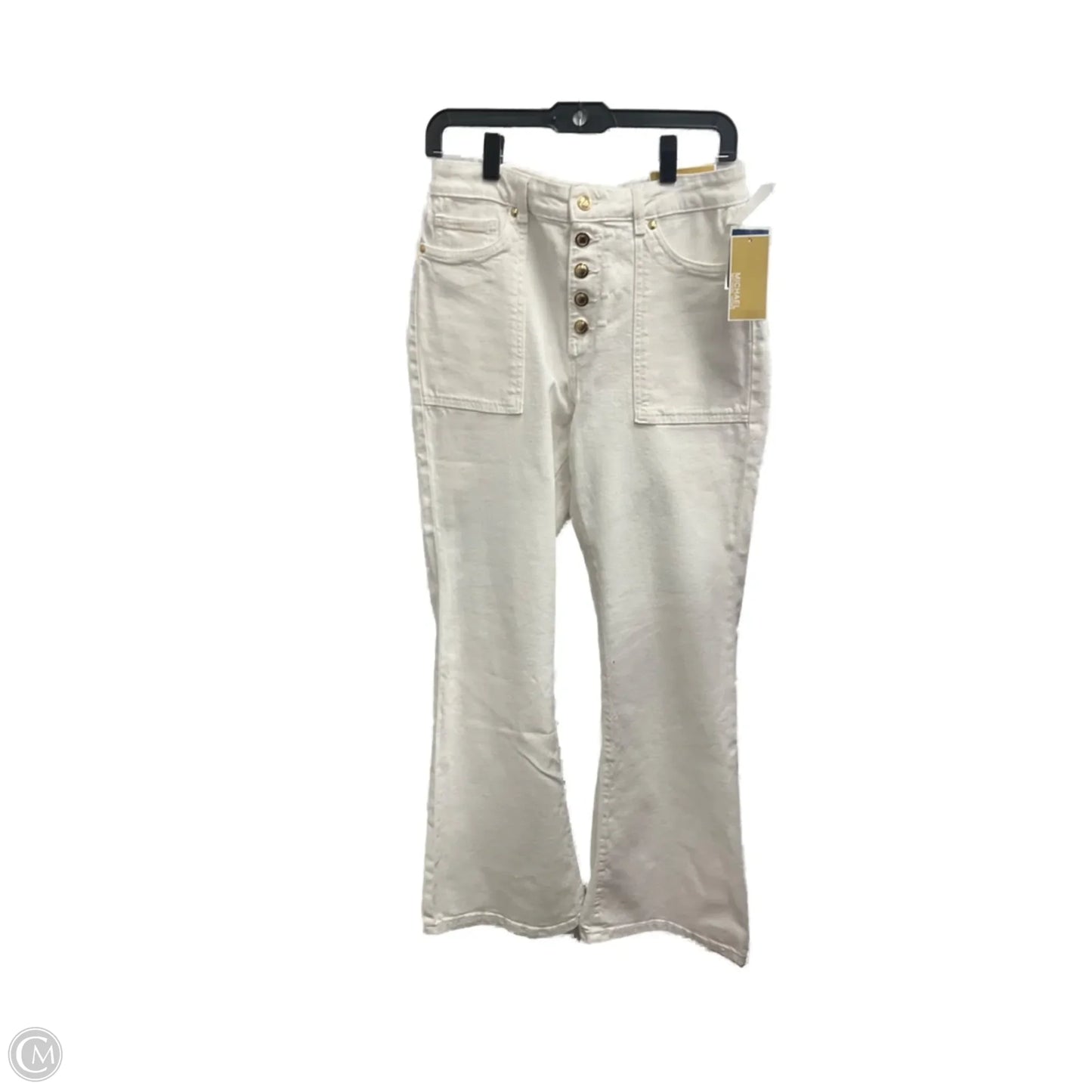 Jeans Designer By Michael Kors In White, Size: 10
