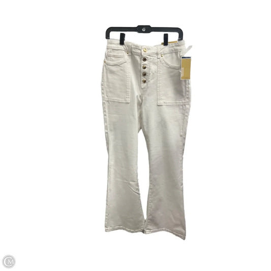 Jeans Designer By Michael Kors In White, Size: 10