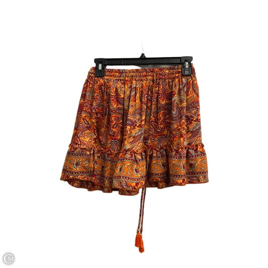 Skirt Mini & Short By Free People In Orange, Size: S