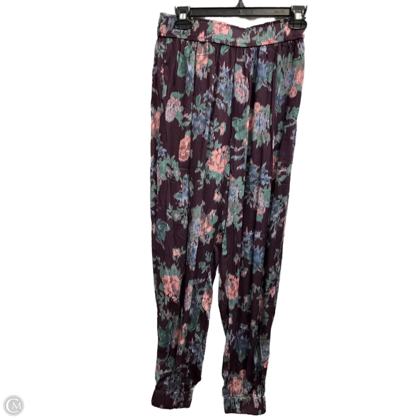 Pants Lounge By Olivaceous In Floral Print, Size: M