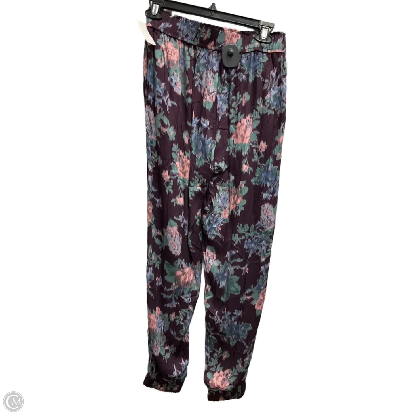 Pants Lounge By Olivaceous In Floral Print, Size: M