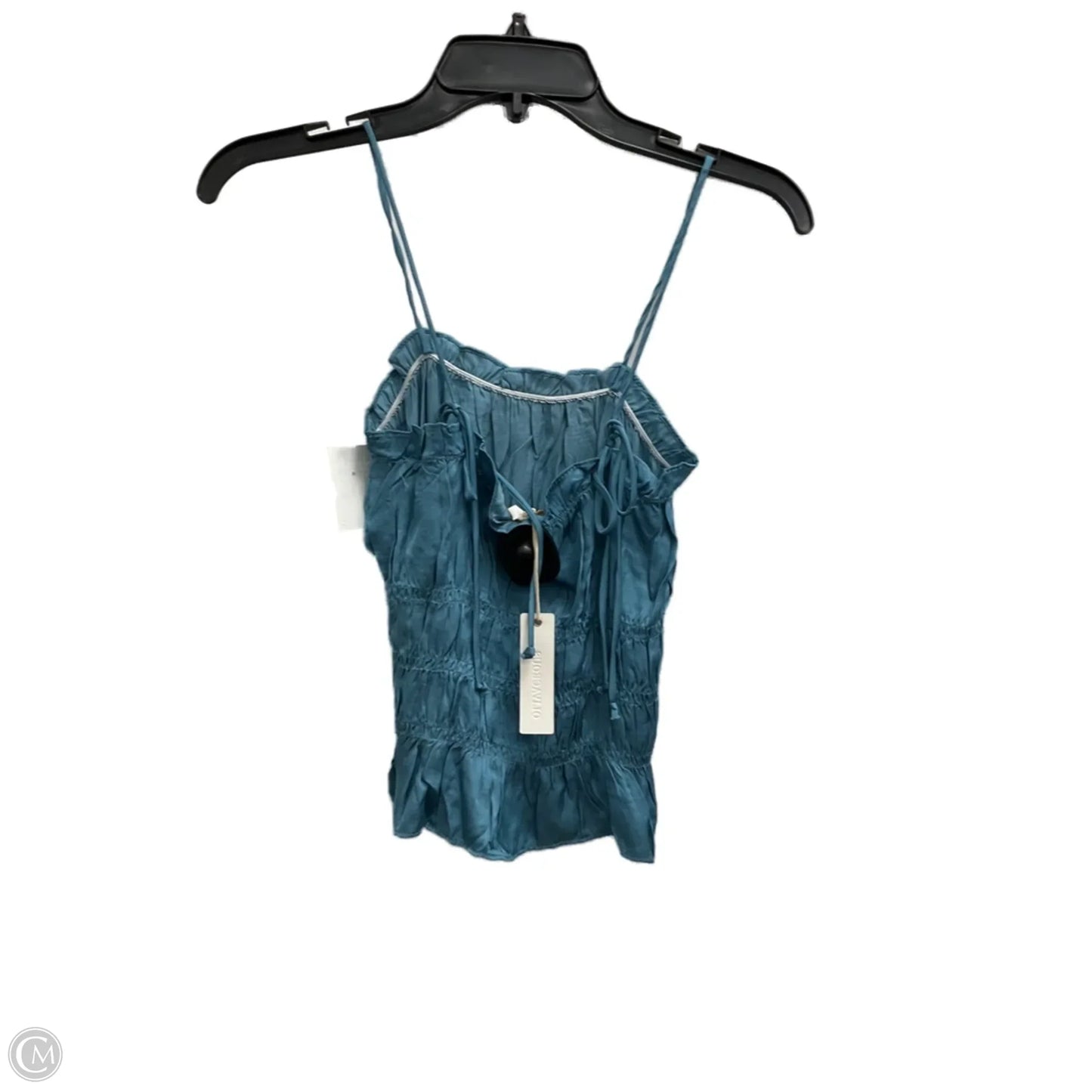 Top Sleeveless By Olivaceous In Blue, Size: M