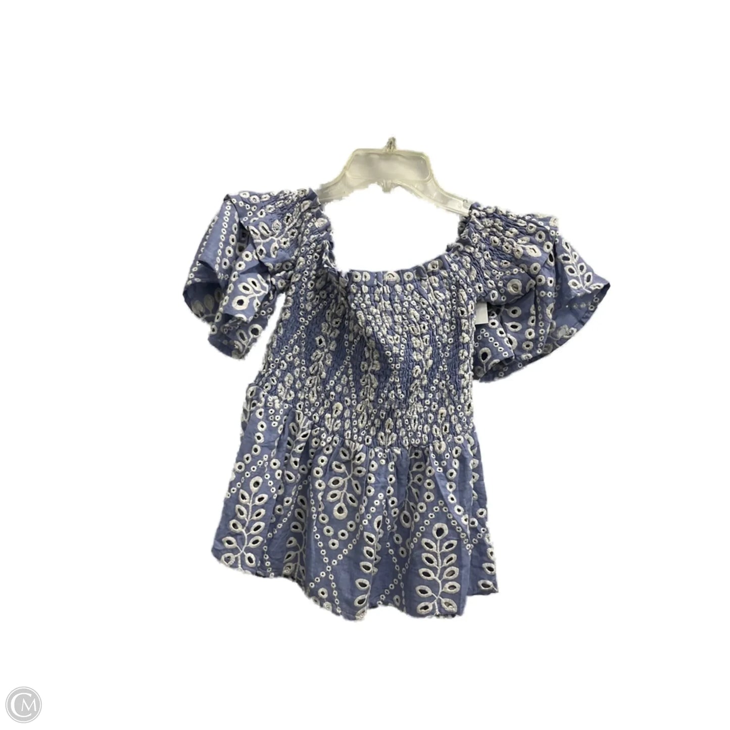 Top Short Sleeve By Olivaceous In Floral Print, Size: M