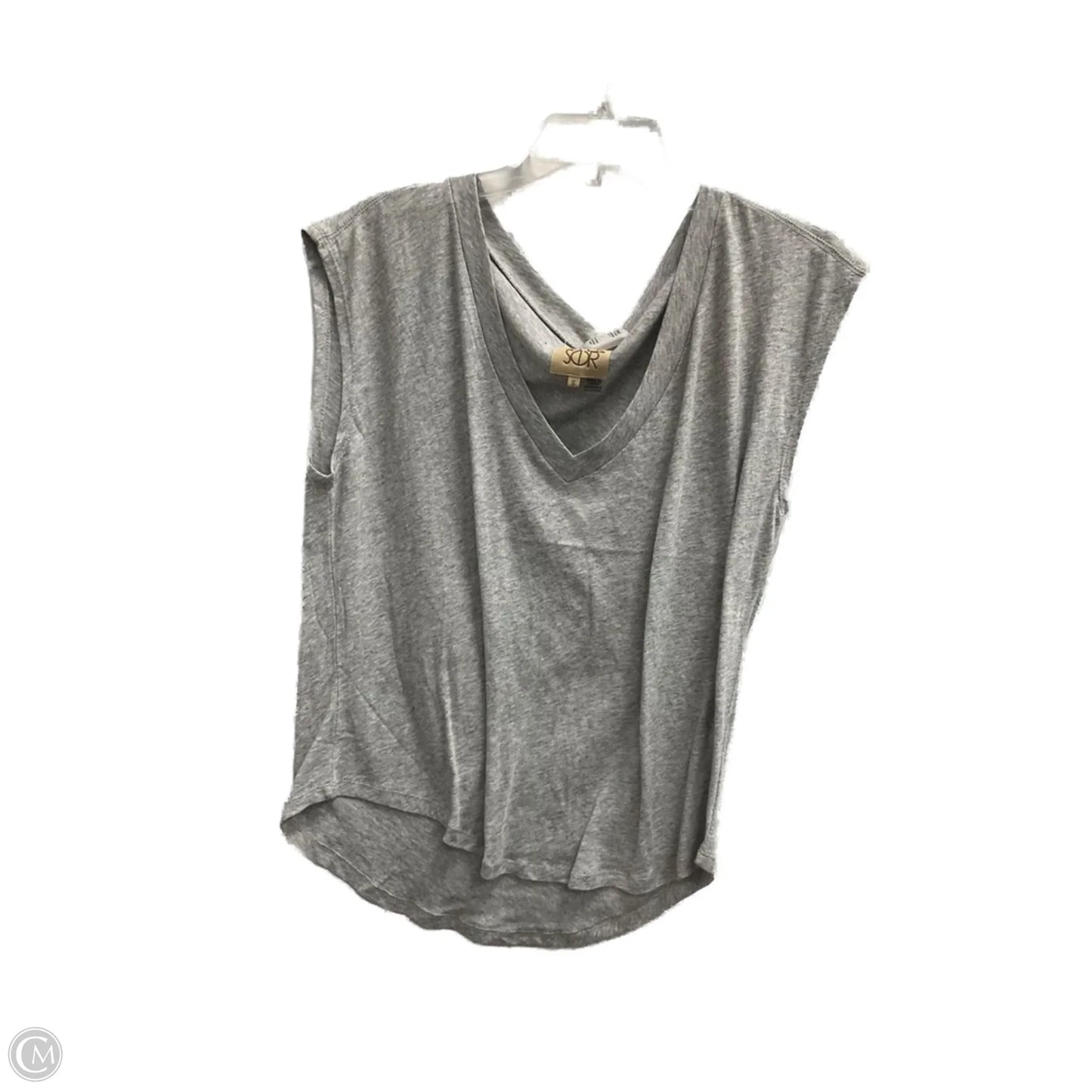 Top Sleeveless By Chaser In Grey, Size: S