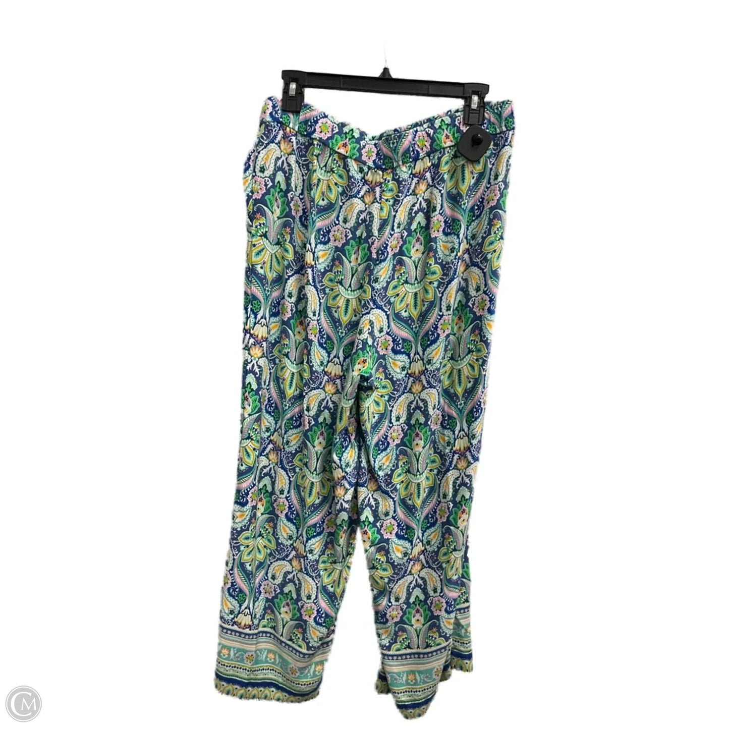 Pants Lounge By Talbots In Floral Print, Size: L