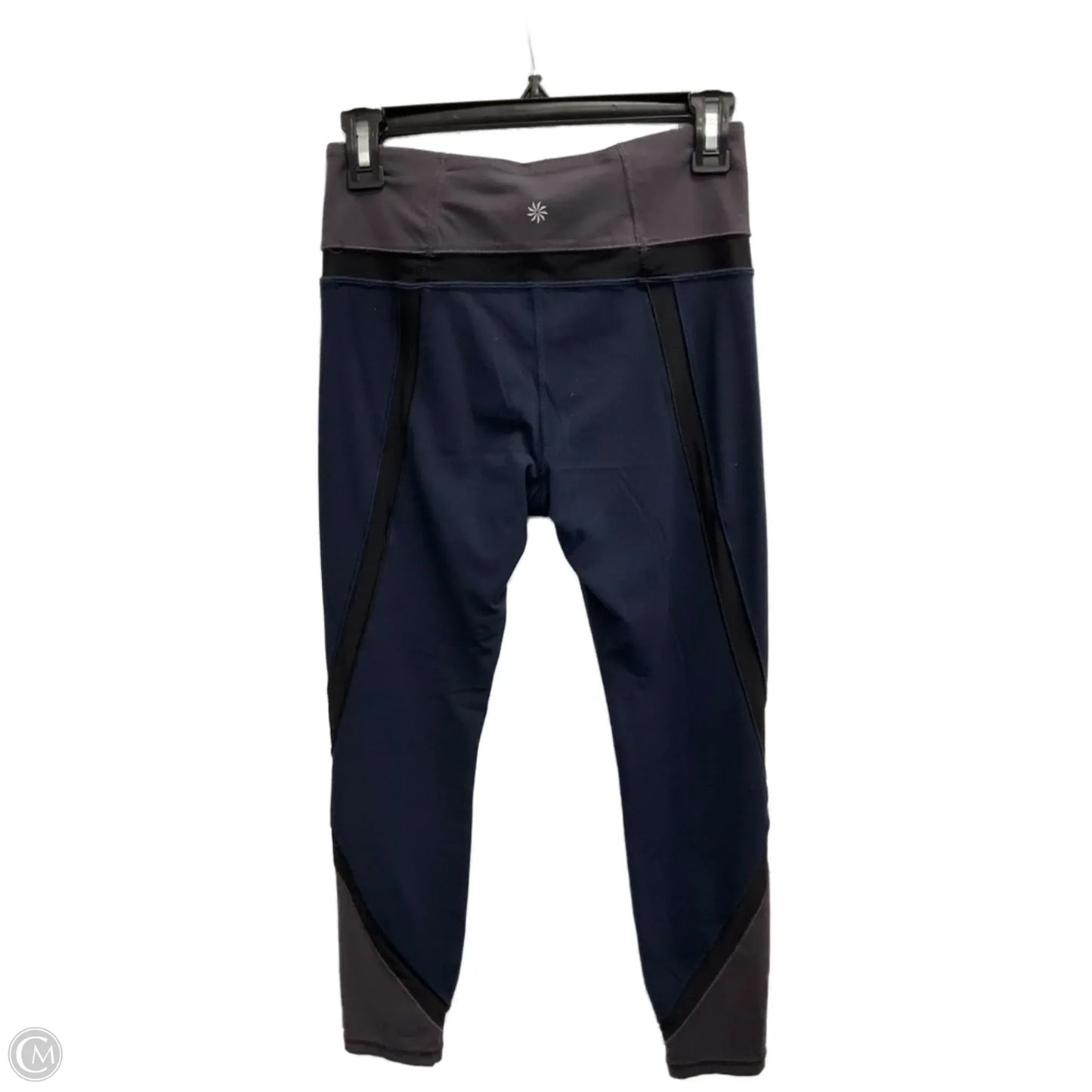 Athletic Leggings By Athleta In Navy, Size: S