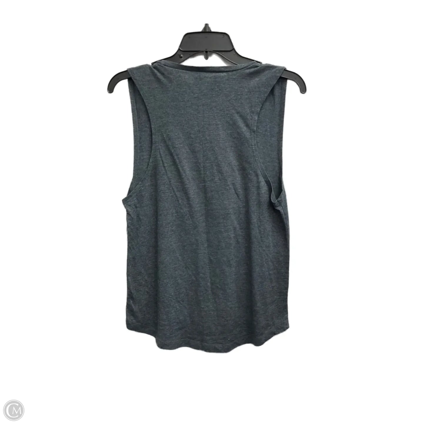Top Sleeveless By Next Level In Grey, Size: M