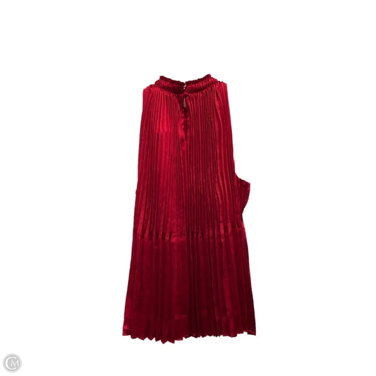 Top Sleeveless By Nine West In Red, Size: L