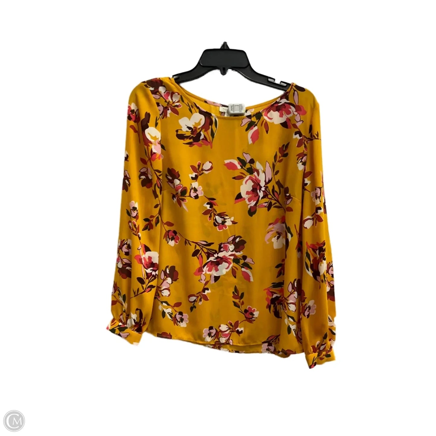 Top Long Sleeve By Talbots In Floral Print, Size: S