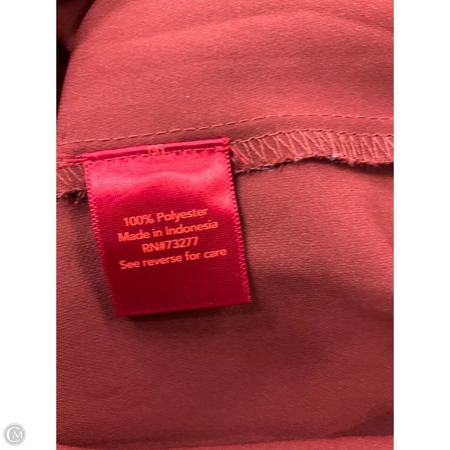 Top Long Sleeve By Jennifer Lopez In Red, Size: Xs