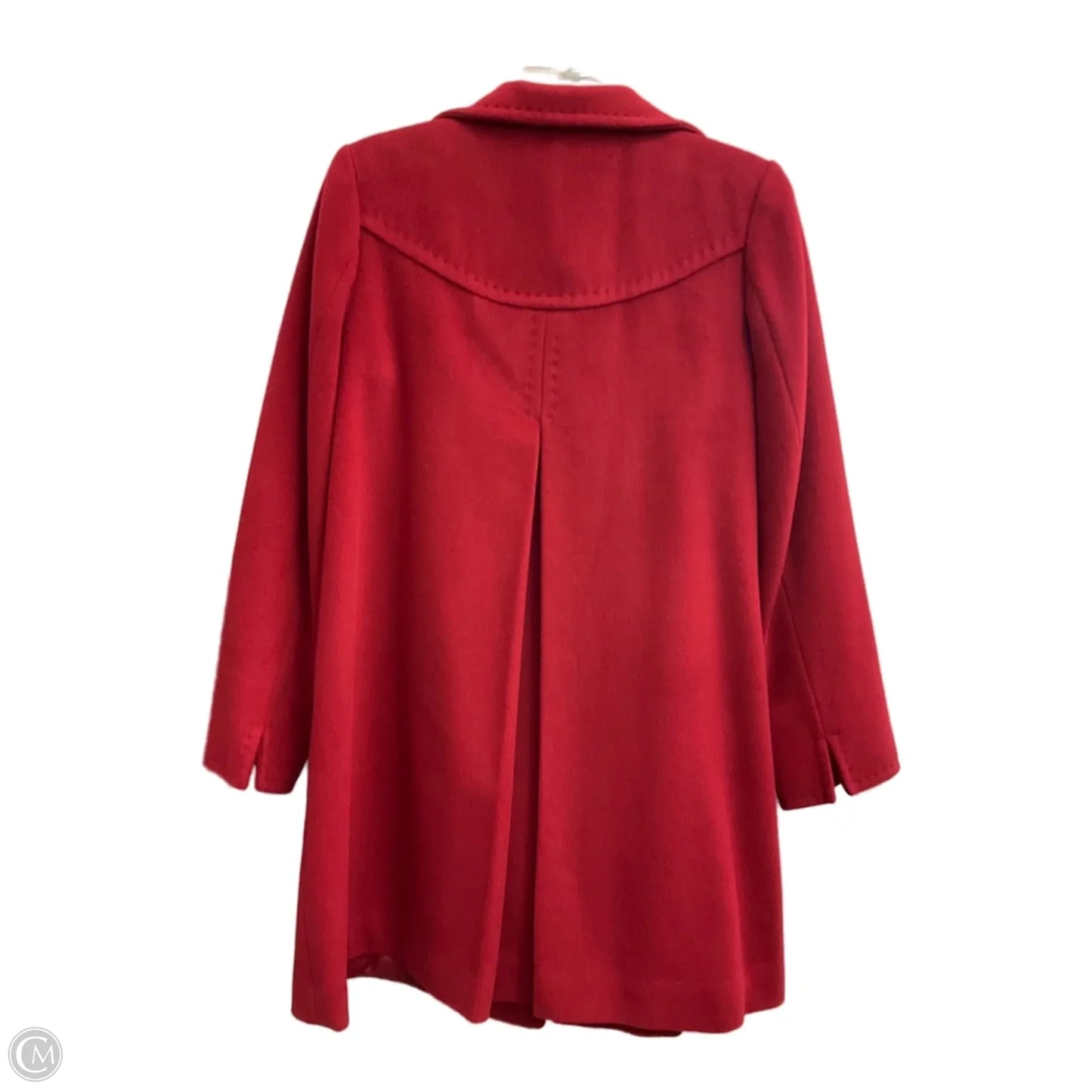 Coat Peacoat By Ellen Tracy In Red, Size: S