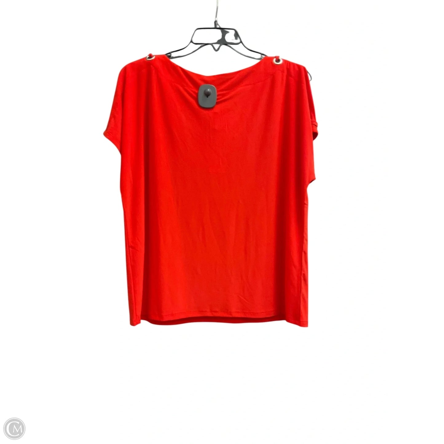 Top Short Sleeve By Ny Collection In Orange, Size: Lp