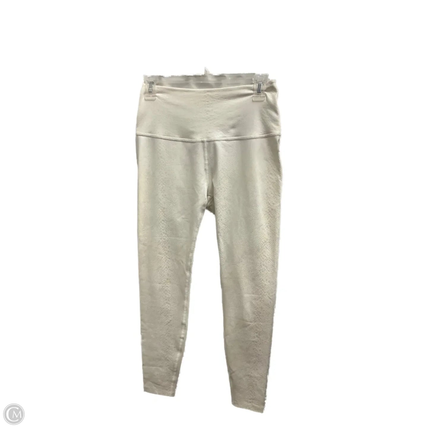 Athletic Leggings By Beyond Yoga In White, Size: M