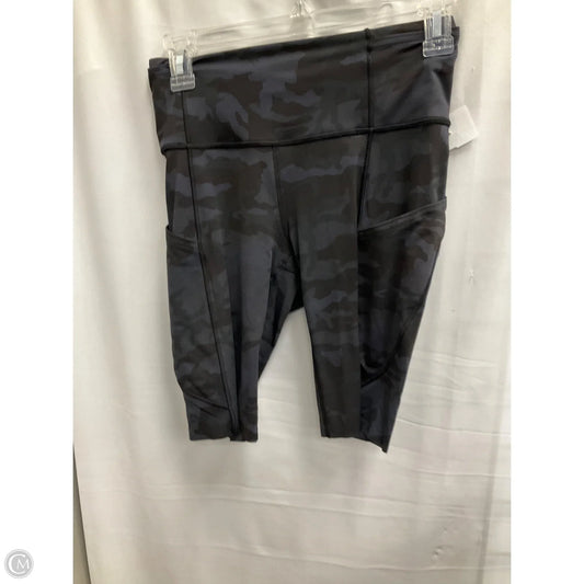Athletic Shorts By Lululemon In Camouflage Print, Size: 4