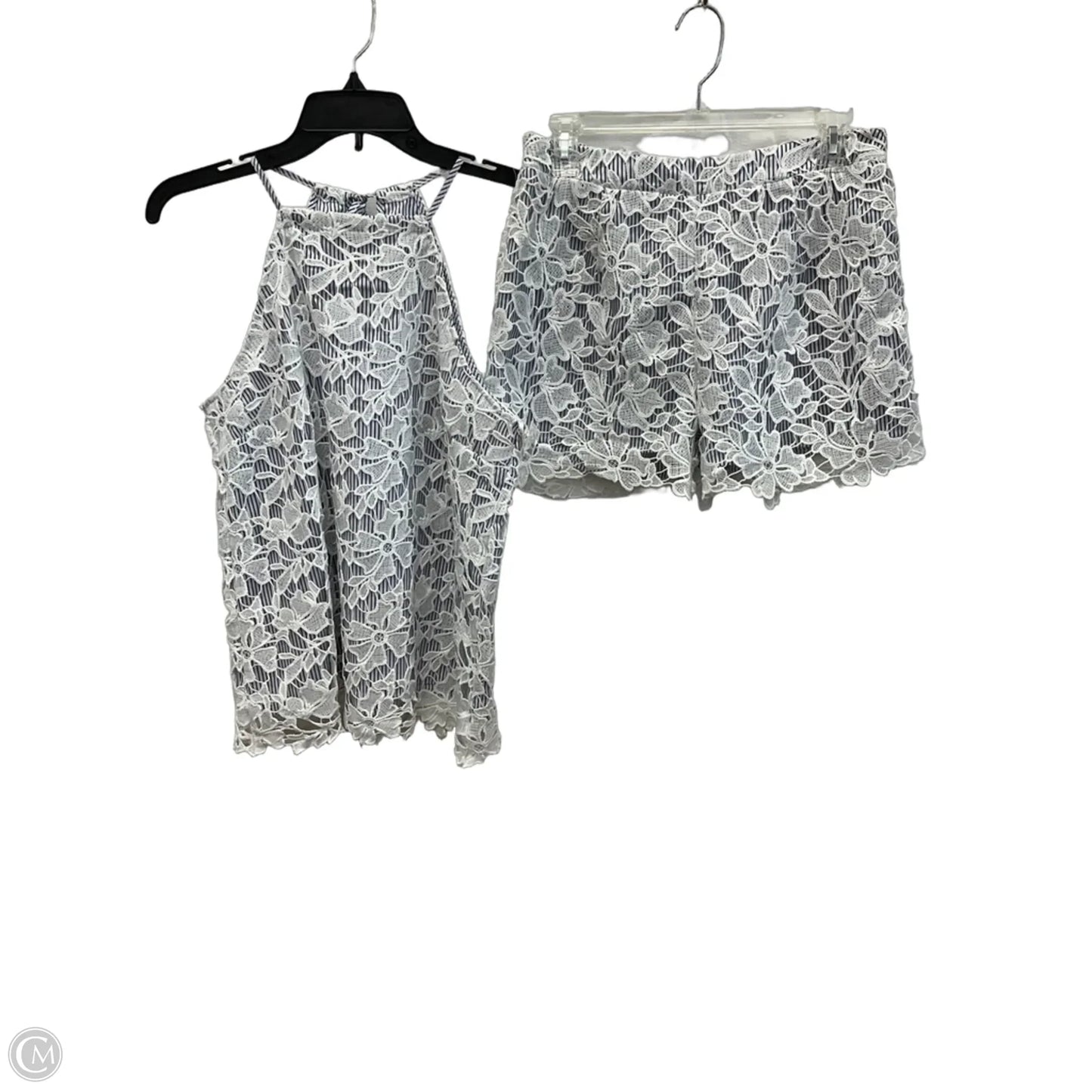 Top Sleeveless By Adiva In White, Size: M