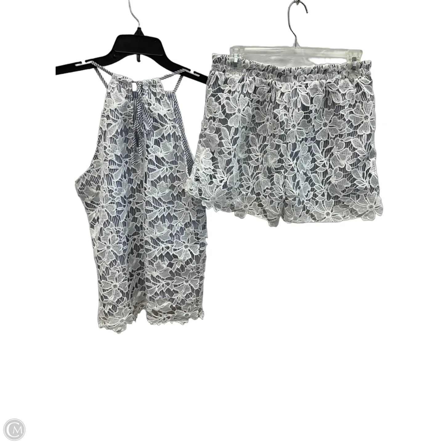 Top Sleeveless By Adiva In White, Size: M