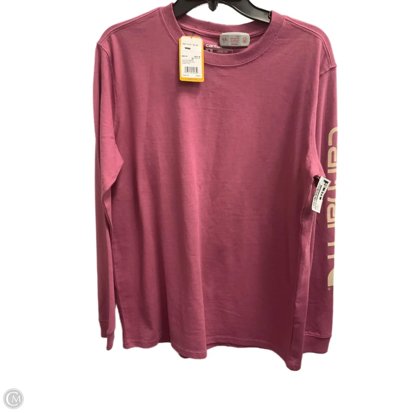 Top Long Sleeve By Carhartt In Purple, Size: M
