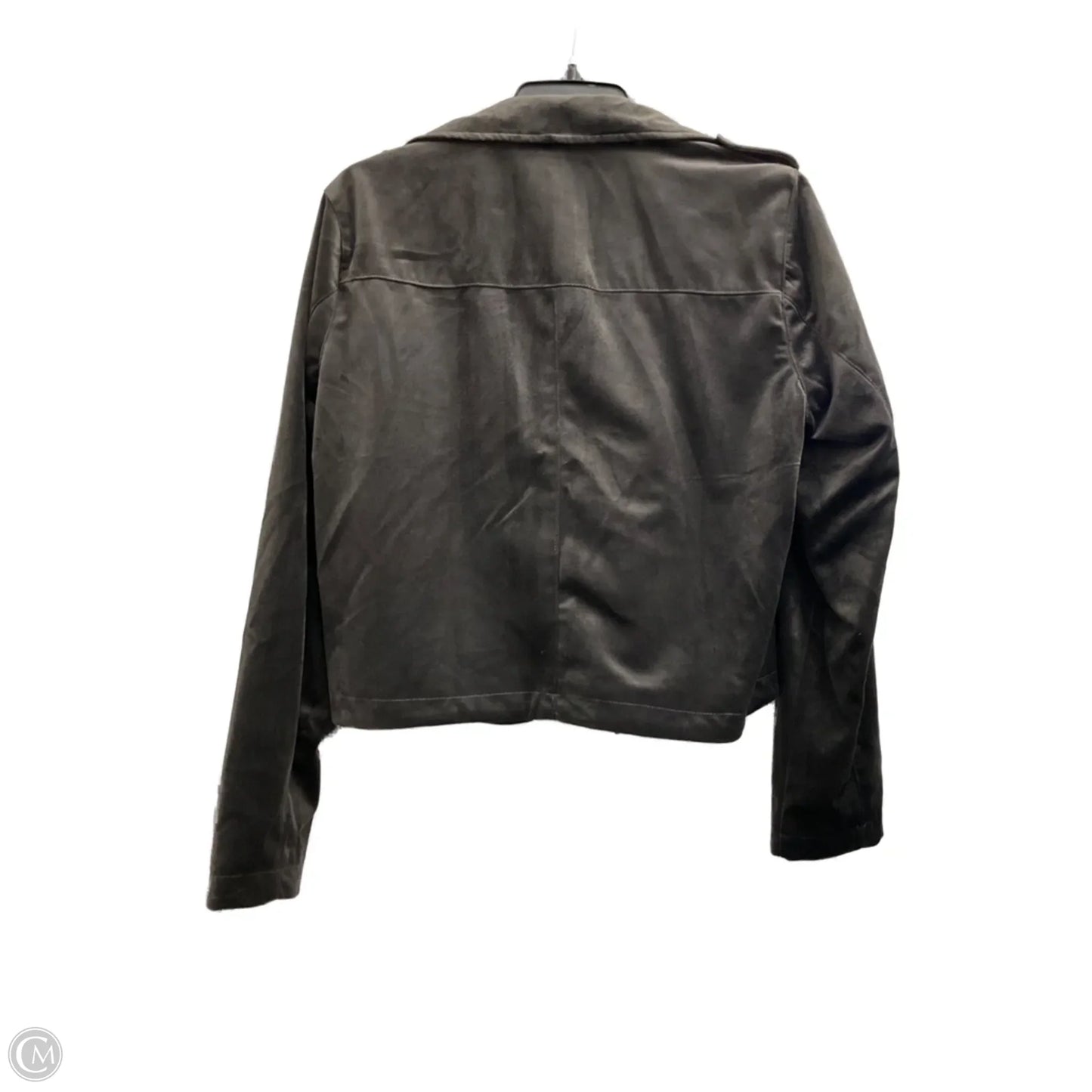 Jacket Moto By Lc Lauren Conrad In Grey, Size: M