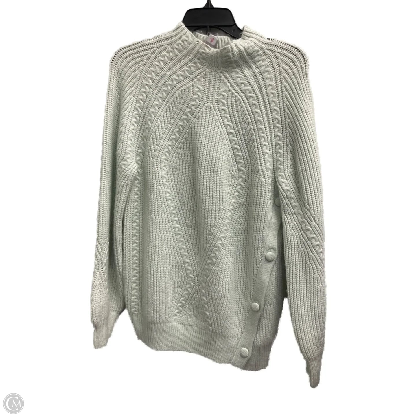 Sweater By Liz Claiborne In Green, Size: S