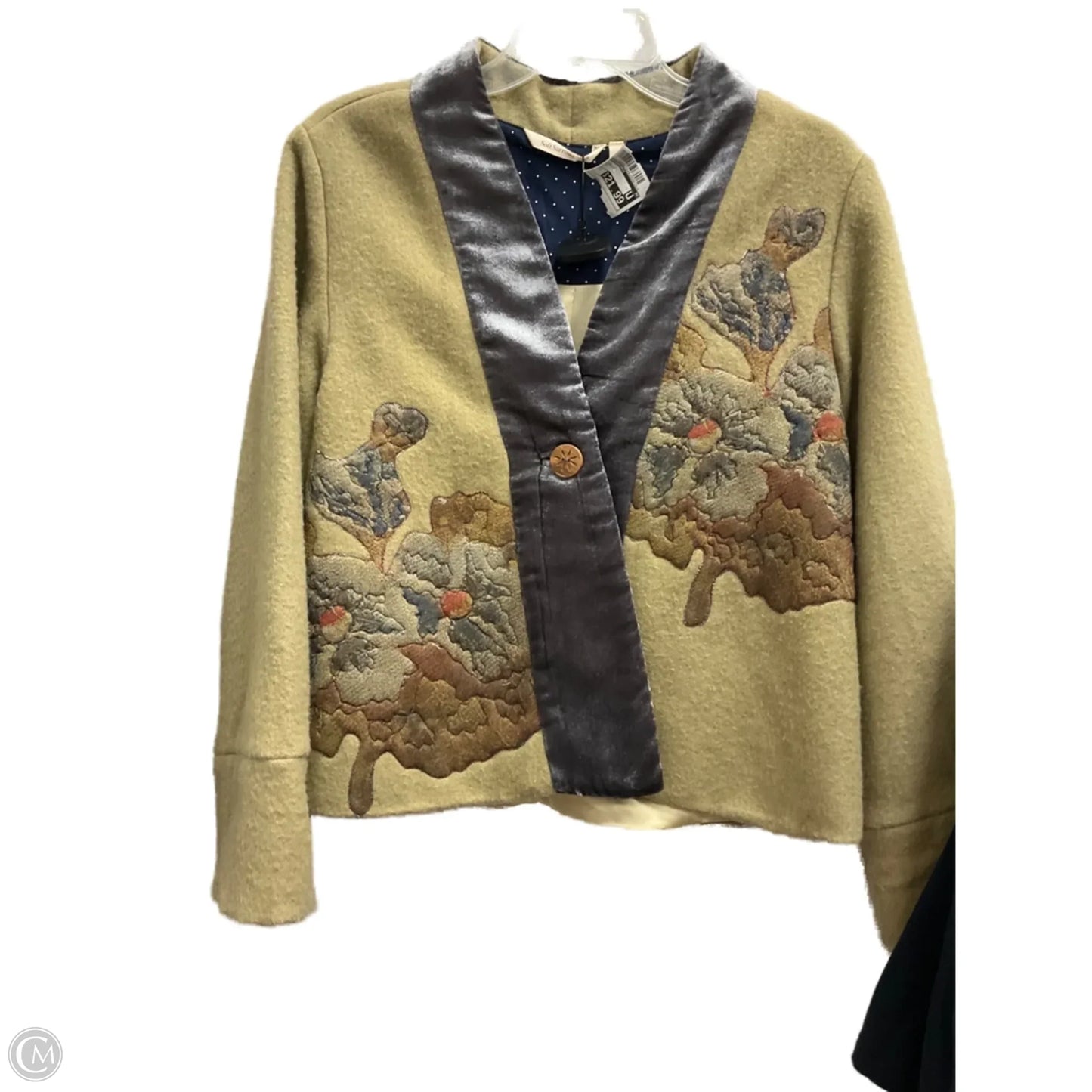 Blazer By Soft Surroundings In Beige, Size: S