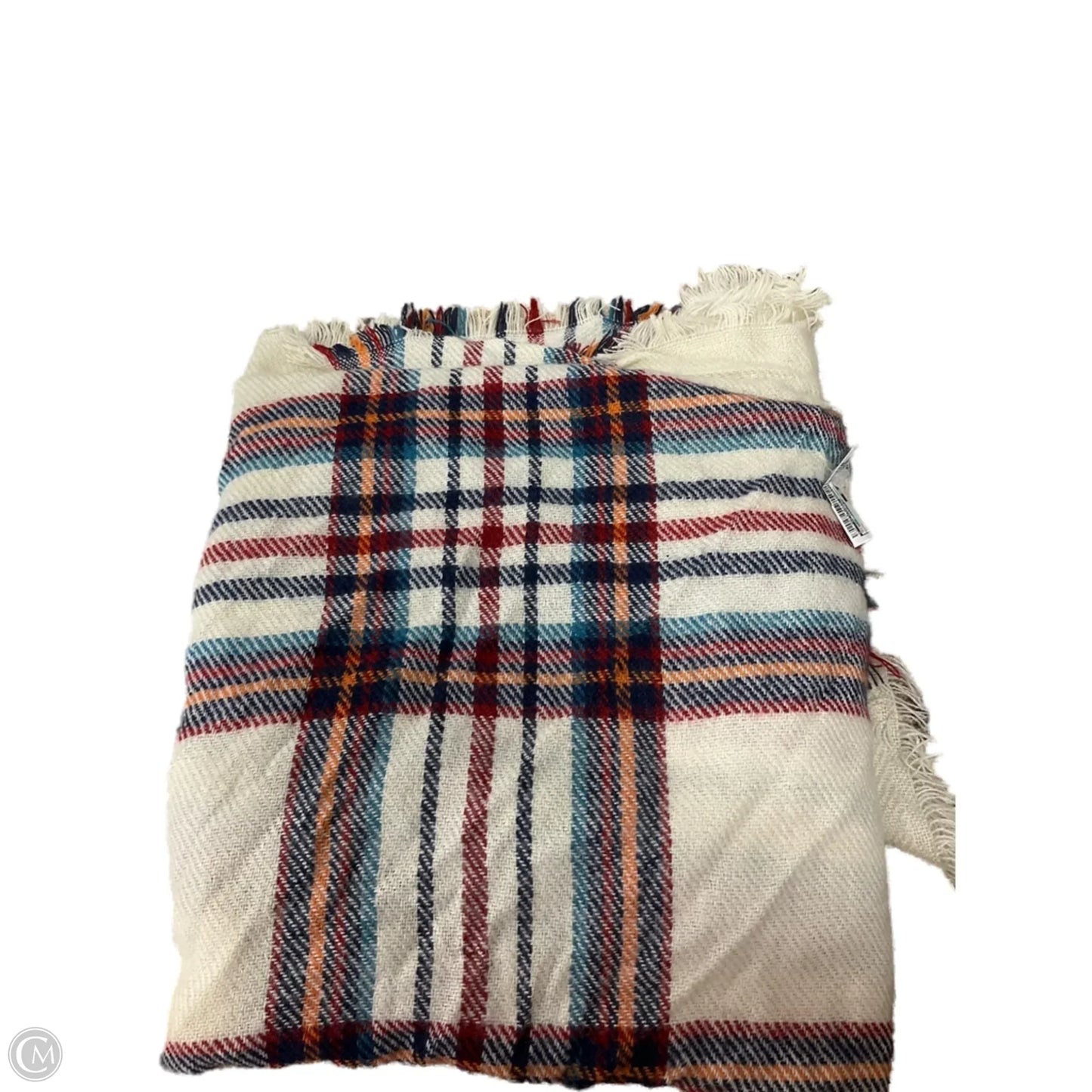 Scarf Winter By Clothes Mentor In Plaid Pattern