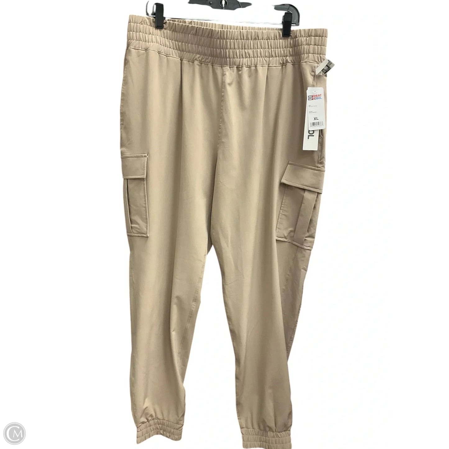 Athletic Pants By 32 Degrees In Beige, Size: Xl