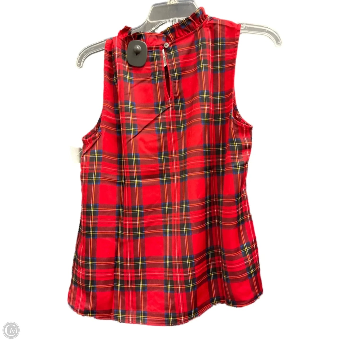 Top Sleeveless By J. Crew In Red, Size: S
