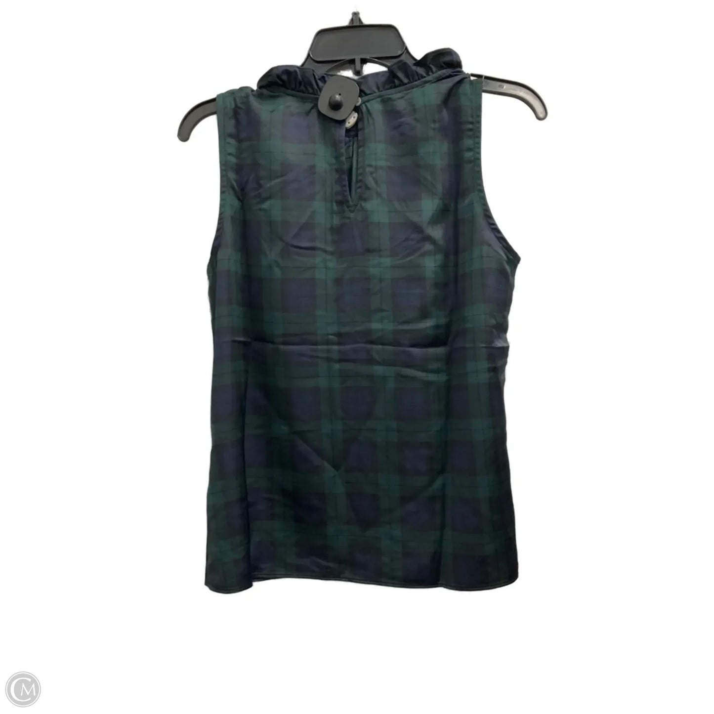 Top Sleeveless By J. Crew In Blue & Green, Size: S