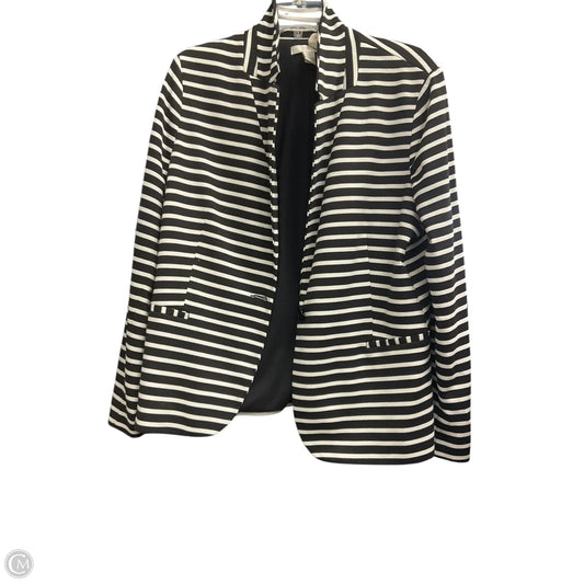 Blazer By Chicos In Striped Pattern, Size: Xl