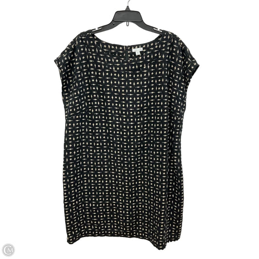 Dress Casual Short By J. Jill In Black & Cream, Size: Xl