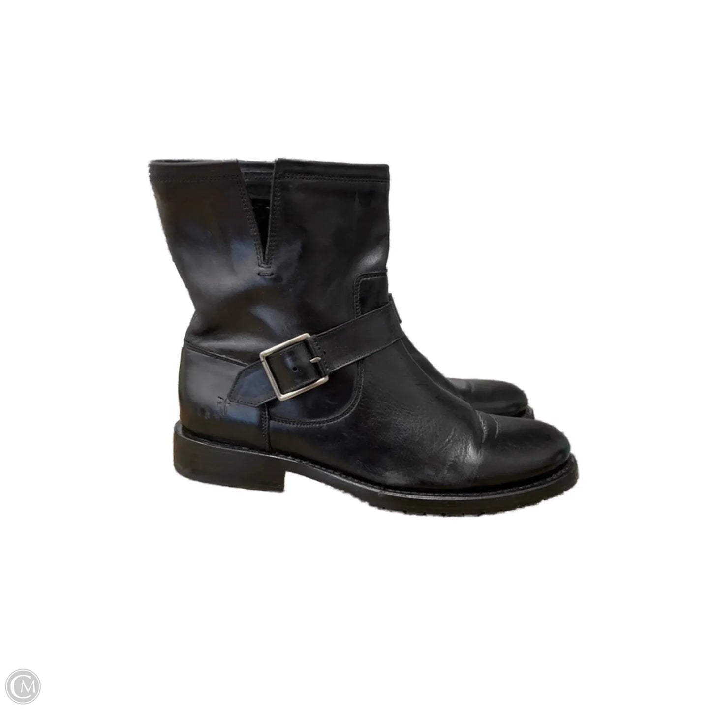 Boots Designer By Frye In Black, Size: 8.5