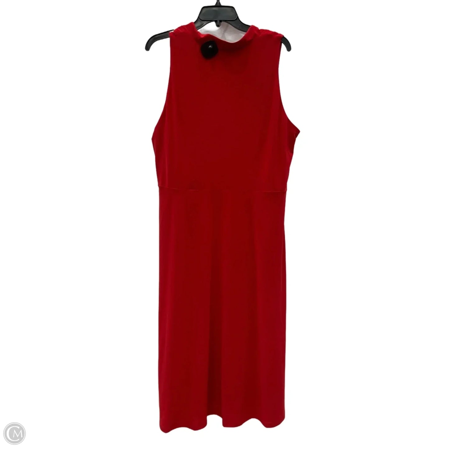Dress Casual Midi By White House Black Market In Red, Size: 1x