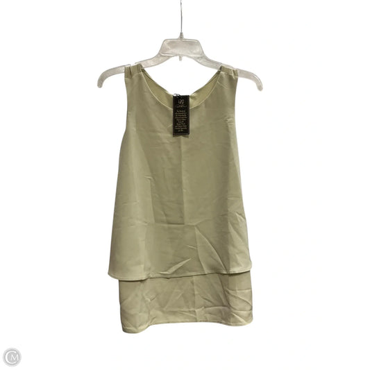 Top Sleeveless By Diane Gilman In Green, Size: S