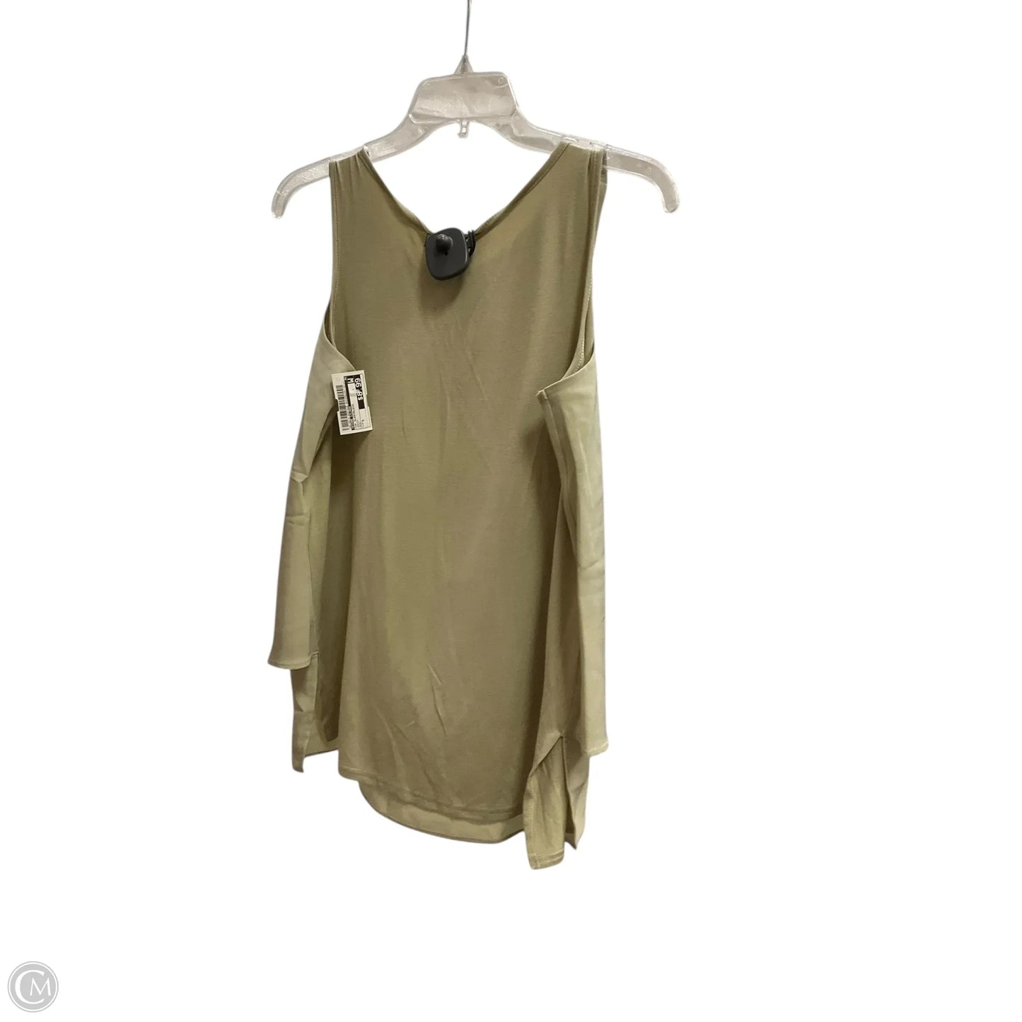 Top Sleeveless By Diane Gilman In Green, Size: S